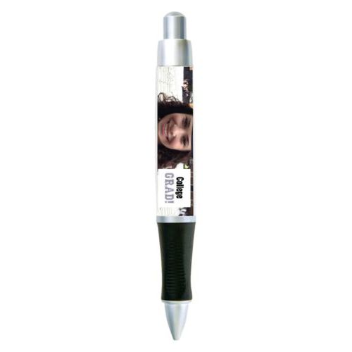 Personalized pen personalized with photo and the saying "college grad"