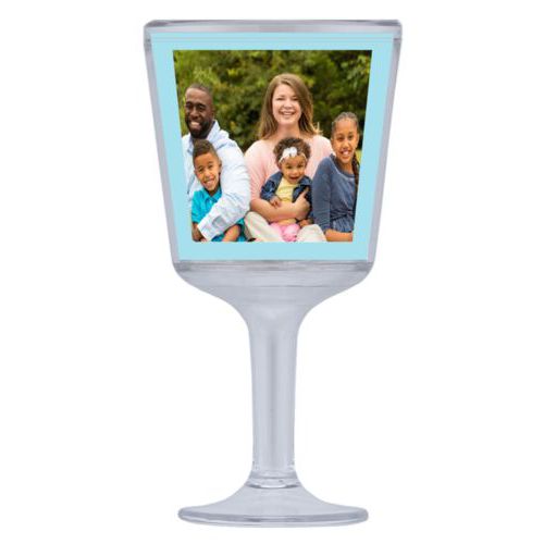 Personalized wine cup with straw personalized with 