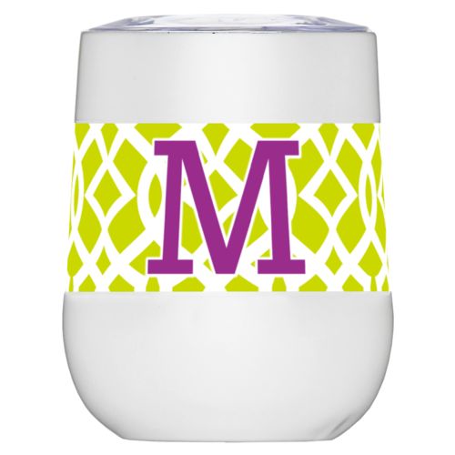 Personalized wine tumblers personalized with monogram