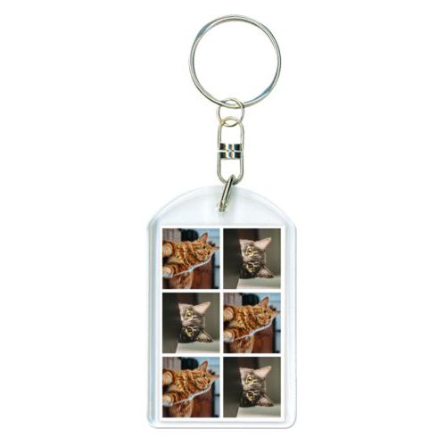 Personalized keychain personalized with photos