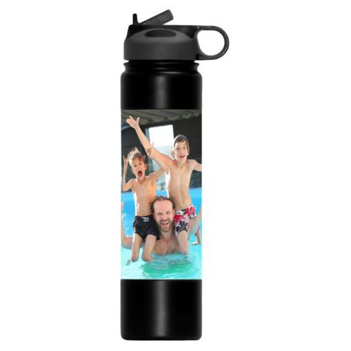 Personalized water bottle personalized with photo
