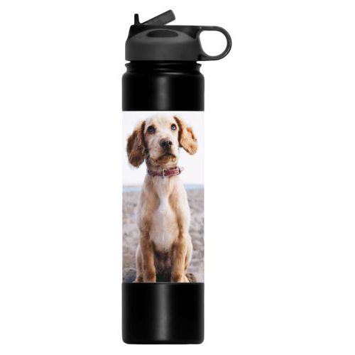Double insulated water bottle personalized with photo