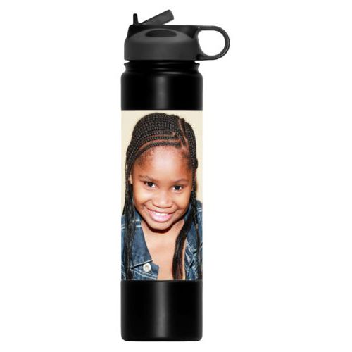 Personalized water bottle personalized with photo