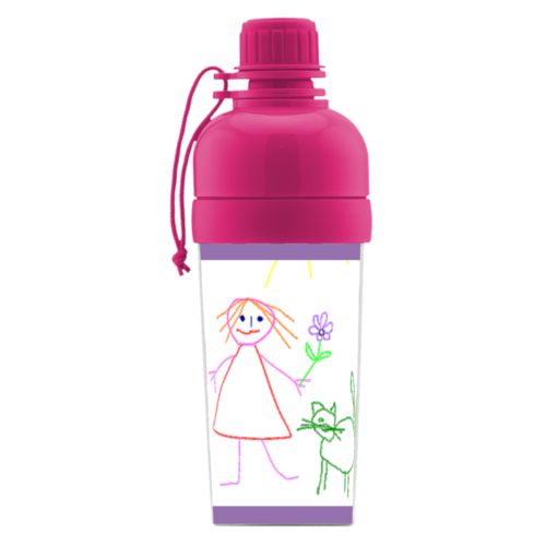 Kids water bottle personalized with photo
