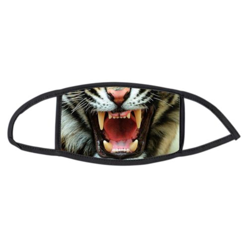 Custom large face masks personalized with Tiger face