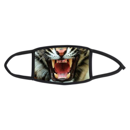 Custom small face masks personalized with Tiger face