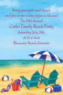 Download Day At The Beach Summer Invitation