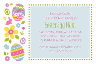 Happy Brunch Easter Invitation