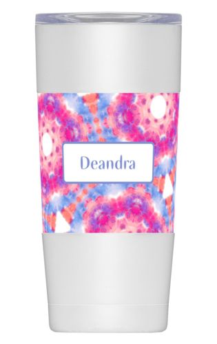Personalized with kaleidoscope pattern and name in periwinkle Personalized with kaleidoscope pattern and name in periwinkle