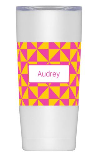 Personalized with web pattern and name in juicy pink and gold Personalized with web pattern and name in juicy pink and gold
