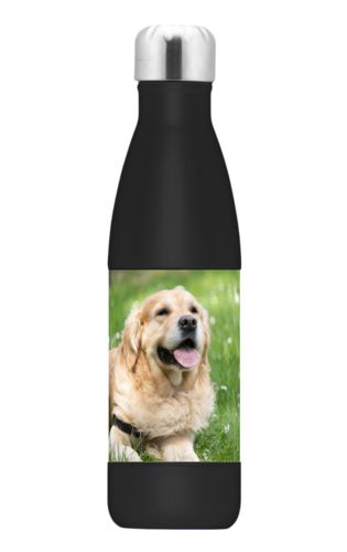 Insulated water bottle personalized with a photo Insulated water bottle personalized with a photo