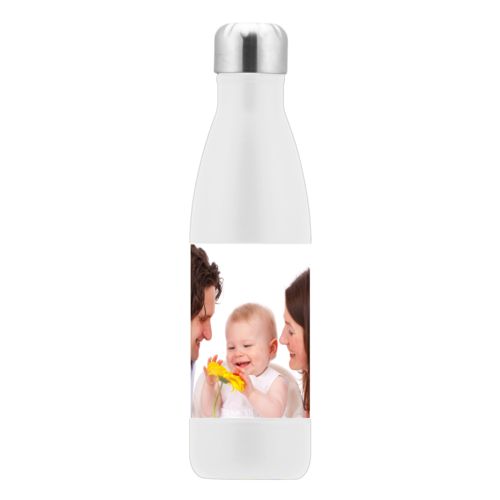 Personalized insulated water bottles personalized with family photo