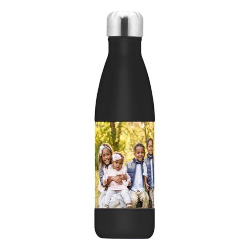 Stainless steel bottle personalized with a photo