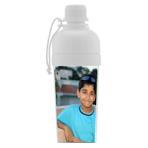Kids water bottle personalized with a photo