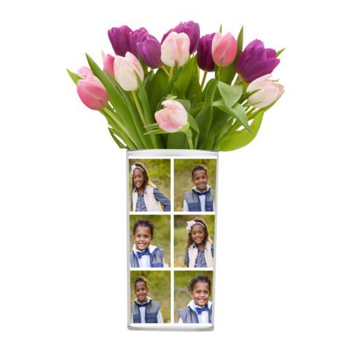 Personalized vases personalized with photos of kids