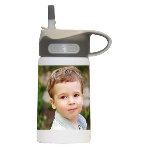 Water bottle for kids personalized with a photo