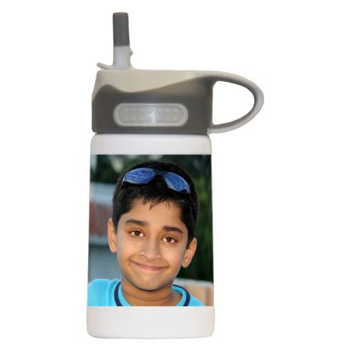 Safest water bottle for kids personalized with a photo