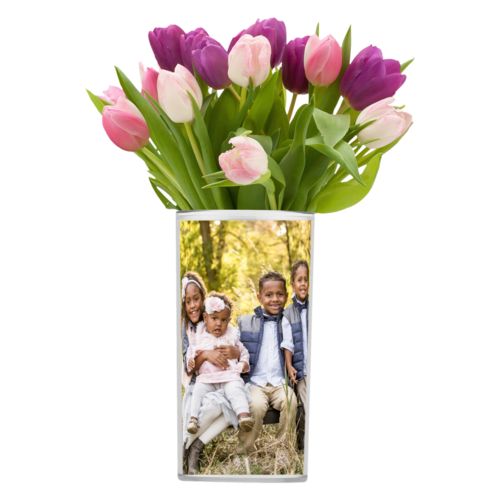 Personalized vases personalized with photo of kids