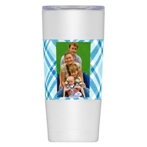 Personalized insulated steel mug personalized with photo