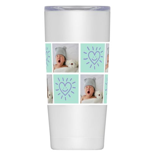 Personalized insulated mugs personalized with baby photo