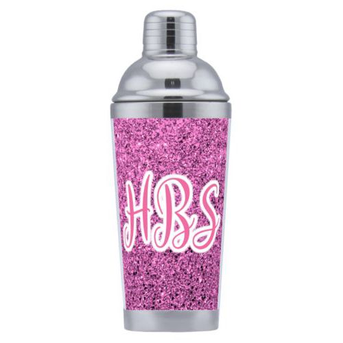 Personalized cocktail shakers personalized with monogram