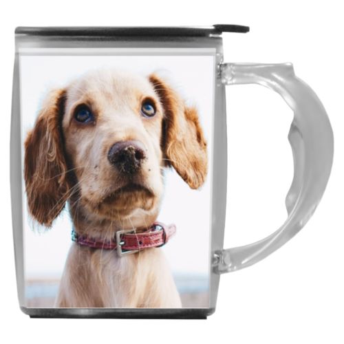 Custom mug with handle personalized with photo