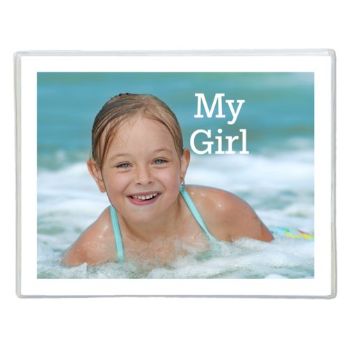 Personalized note cards personalized with photo and the saying "My Girl"