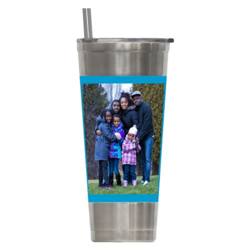 Personalized coffee tumblers personalized with family photo