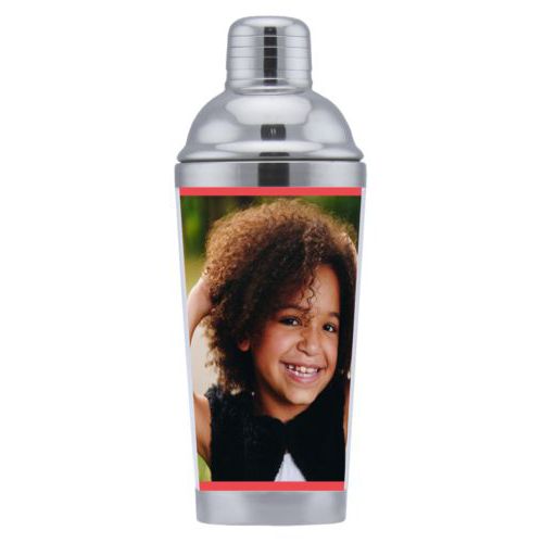 Coctail shaker personalized with photo