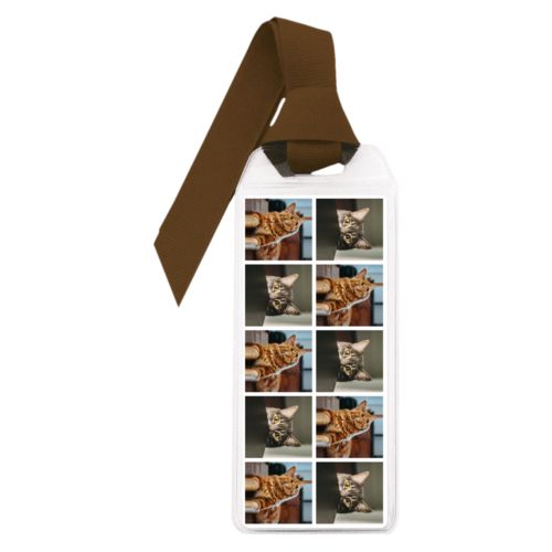 Personalized book mark personalized with photos