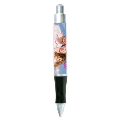 Personalized pen personalized with photo and the saying "I love us"