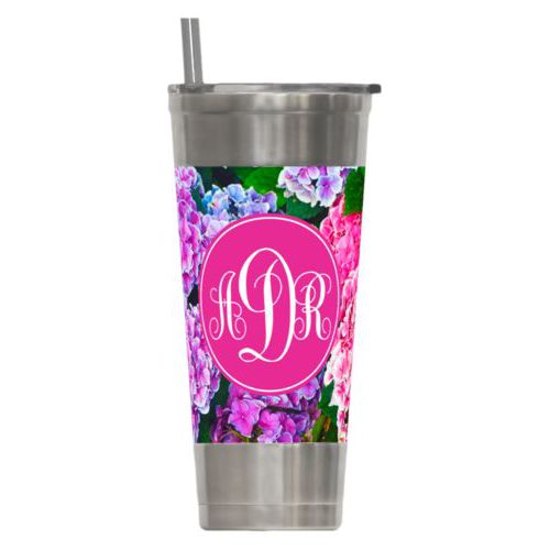 Personalized coffee tumblers personalized with monogram