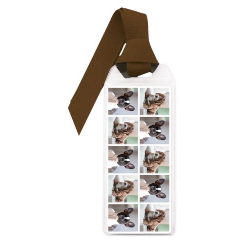 Personalized book mark personalized with photos