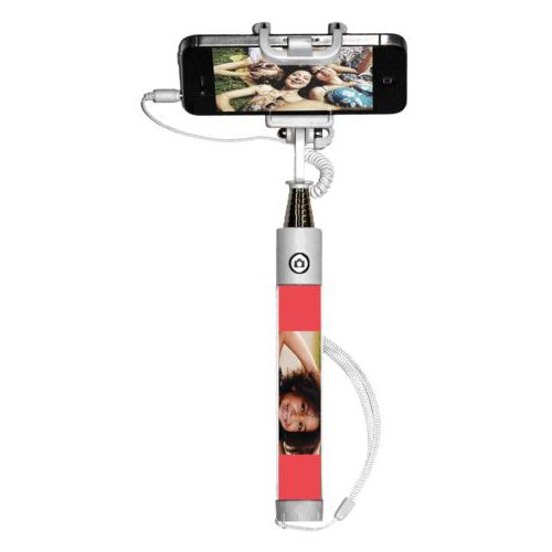 Personalized selfie stick personalized with photo