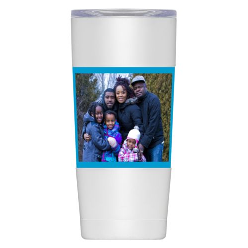 Personalized insulated mugs personalized with family photo