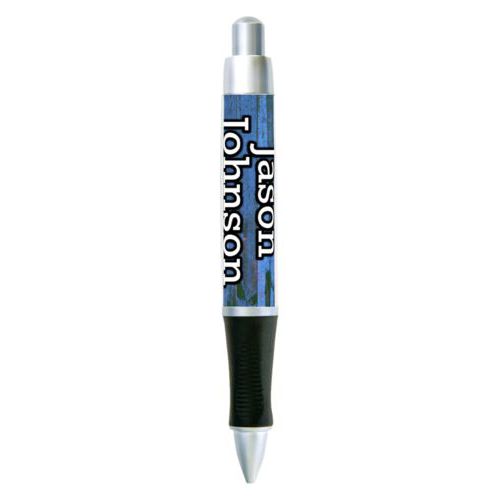 Personalized pen personalized with sky rustic pattern and the saying "Jason Johnson"
