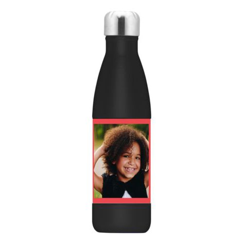 Personalized stainless steel water bottle personalized with photo