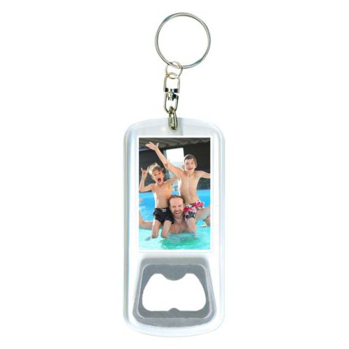 Personalized bottle opener personalized with photo