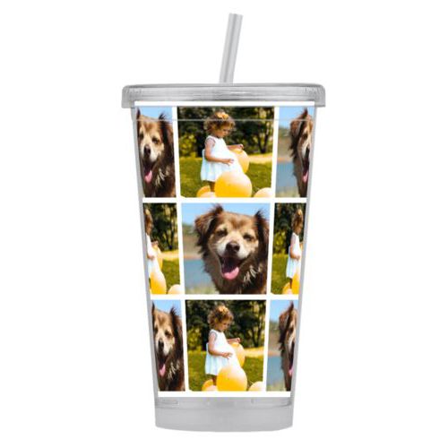 Personalized tumbler personalized with photos