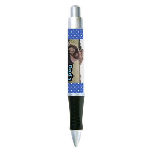 Personalized pen personalized with small dots pattern and photo and the saying "Dad's Girl"