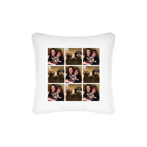 Personalized pillow personalized with photos