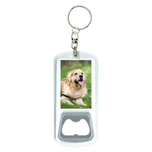 Personalized bottle opener personalized with photo