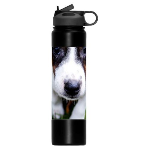 Custom water bottle personalized with photo