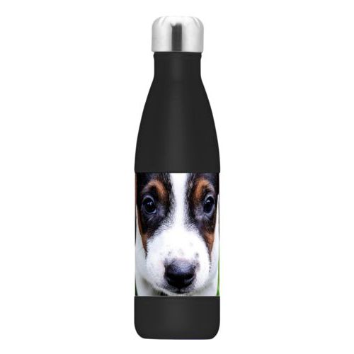 Stainless steel bottle personalized with photo