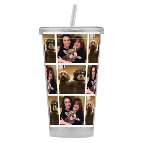 Personalized tumbler personalized with photos