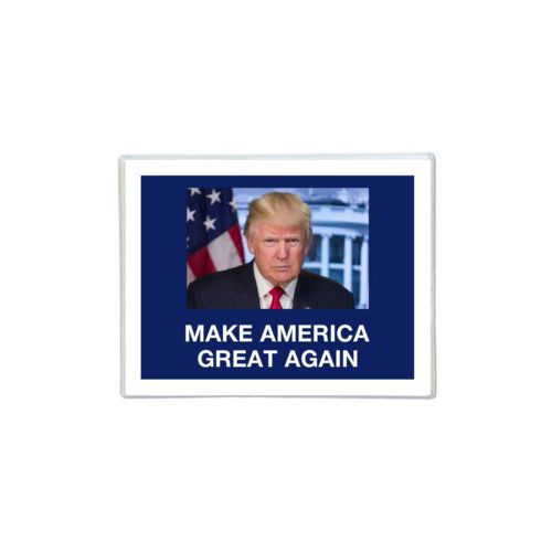 Note cards personalized with Trump photo with "Make America Great Again" design