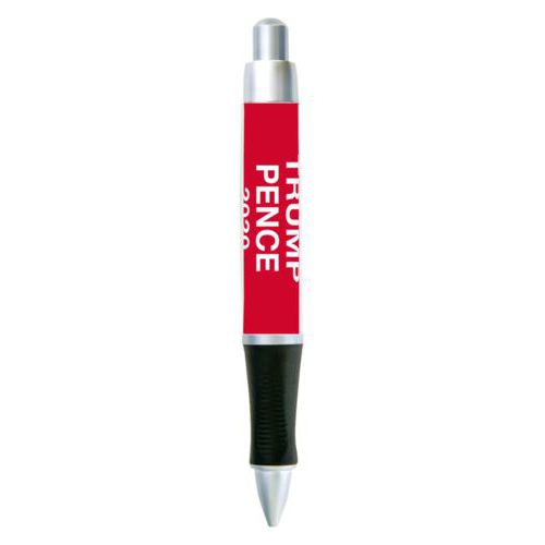 Personalized pen personalized with "Trump Pence 2020" on red design