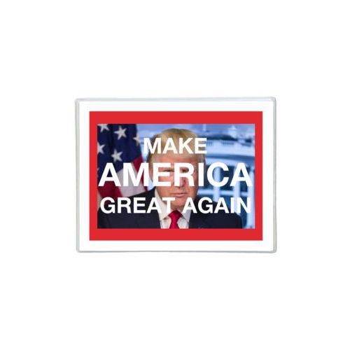 Note cards personalized with Trump photo and "Make America Great Again" design