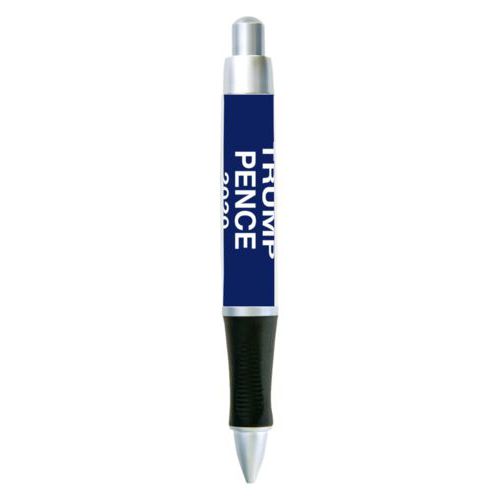 Personalized pen personalized with "Trump Pence 2020" on blue design