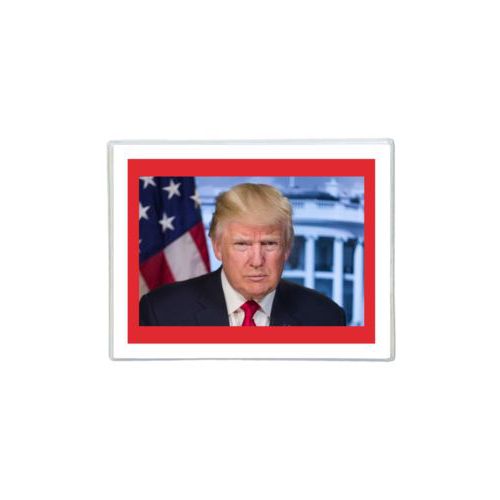 Note cards personalized with Trump photo design